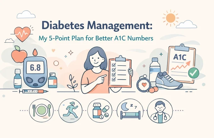 Diabetes Management: My 5-Point Plan for Better A1C Numbers